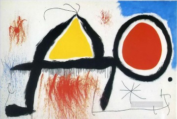 Joan Miro Painting - Character in Front of the Sun Joan Miro
